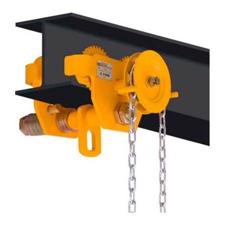 Oz Lifting Products OZ Lifting OZ2GBT Geared Beam Trolley 2 Ton Capacity OZ2GBT